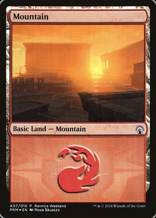 Mountain - Boros (A07) [GRN Ravnica Weekend] | Enigma On Main