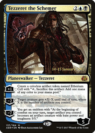 Tezzeret the Schemer [Aether Revolt Promos] | Enigma On Main