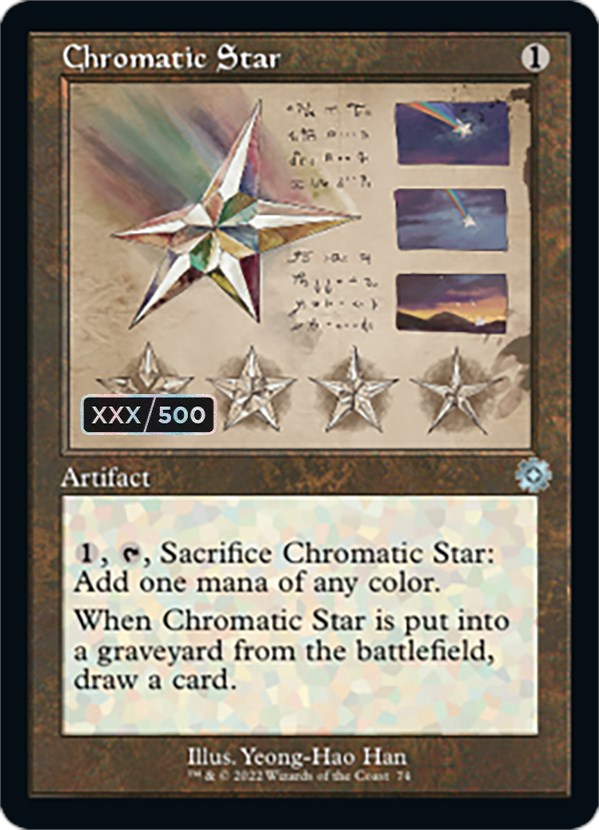 Chromatic Star (Retro Schematic) (Serial Numbered) [The Brothers' War Retro Artifacts] | Enigma On Main