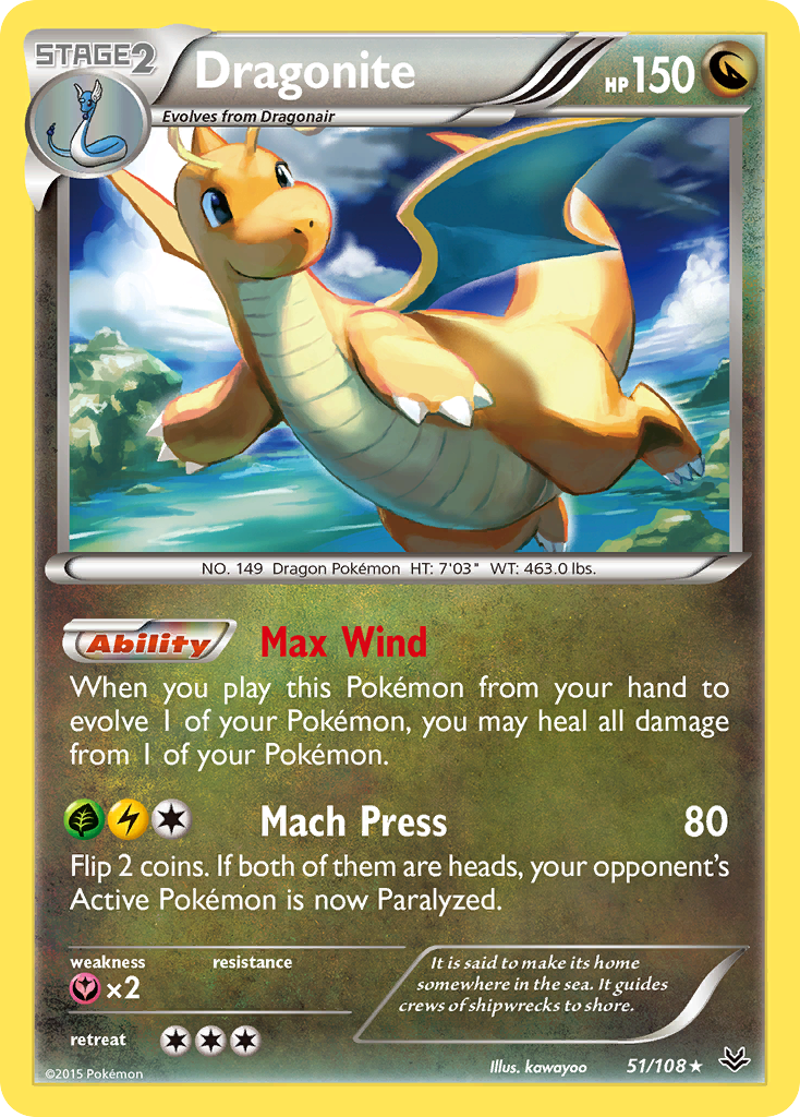 Dragonite (51/108) [XY: Roaring Skies] | Enigma On Main