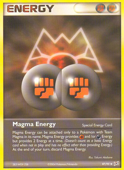 Magma Energy (87/95) [EX: Team Magma vs Team Aqua] | Enigma On Main