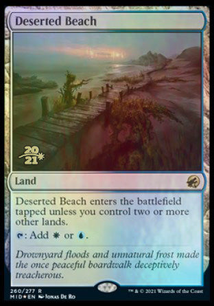 Deserted Beach [Innistrad: Midnight Hunt Prerelease Promos] | Enigma On Main