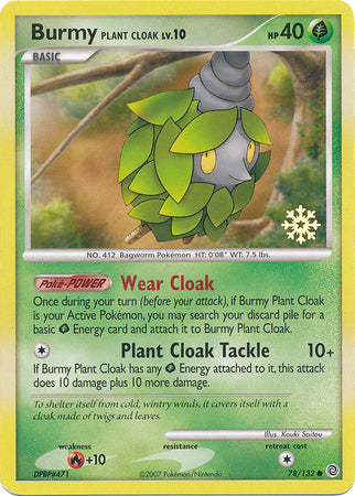 Burmy Plant Cloak (78/132) [Countdown Calendar Promos] | Enigma On Main