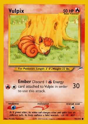 Vulpix (91/105) [Neo Destiny Unlimited] | Enigma On Main