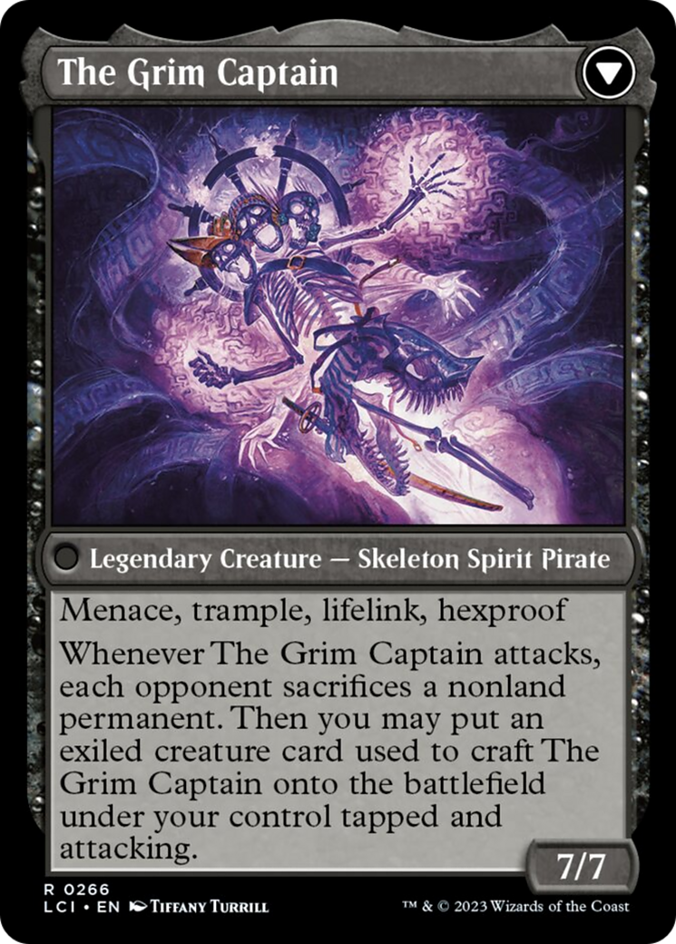 Throne of the Grim Captain // The Grim Captain [The Lost Caverns of Ixalan] | Enigma On Main