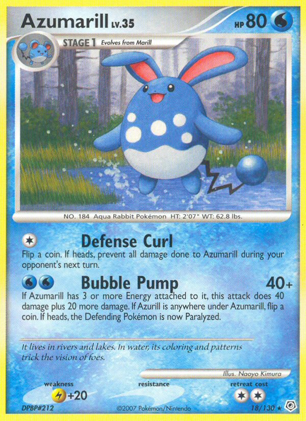 Azumarill (18/130) [Diamond & Pearl: Base Set] | Enigma On Main