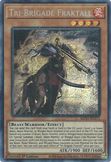 Tri-Brigade Fraktall [MP21-EN171] Prismatic Secret Rare | Enigma On Main