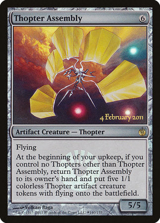 Thopter Assembly [Mirrodin Besieged Promos] | Enigma On Main