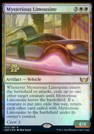 Mysterious Limousine [Streets of New Capenna Prerelease Promos] | Enigma On Main