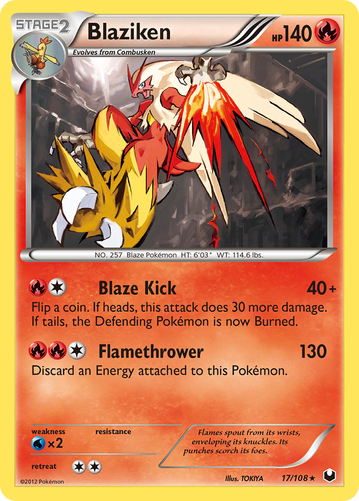 Blaziken (17/108) [Black & White: Dark Explorers] | Enigma On Main