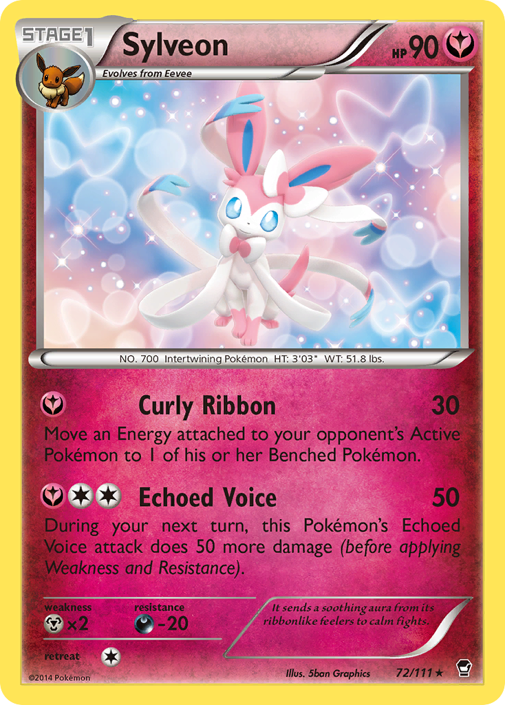 Sylveon (72/111) [XY: Furious Fists] | Enigma On Main