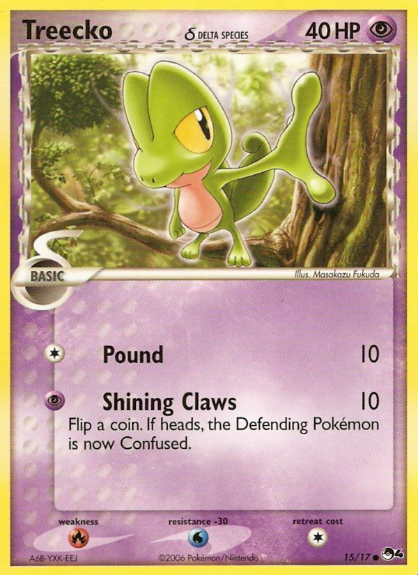 Treecko (15/17) (Delta Species) [POP Series 4] | Enigma On Main