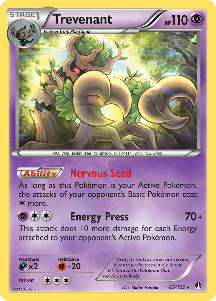 Trevenant (65/122) [XY: BREAKpoint] | Enigma On Main