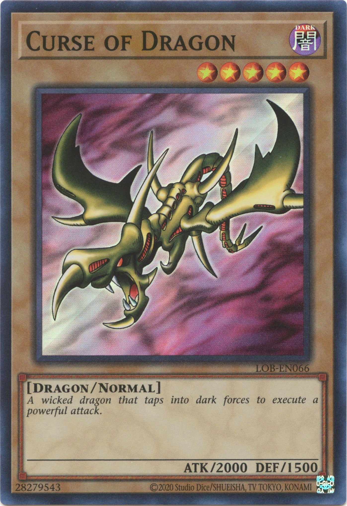 Curse of Dragon (25th Anniversary) [LOB-EN066] Super Rare | Enigma On Main