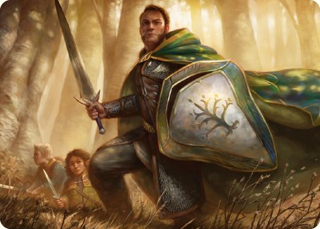 Boromir, Warden of the Tower Art Card [The Lord of the Rings: Tales of Middle-earth Art Series] | Enigma On Main