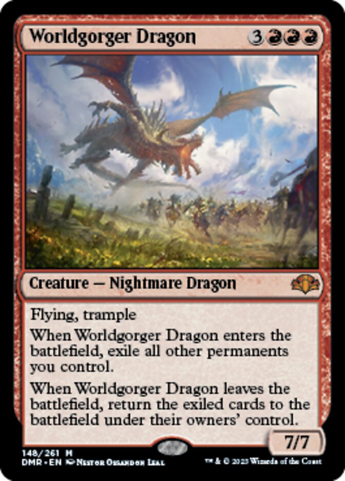 Worldgorger Dragon [Dominaria Remastered] | Enigma On Main