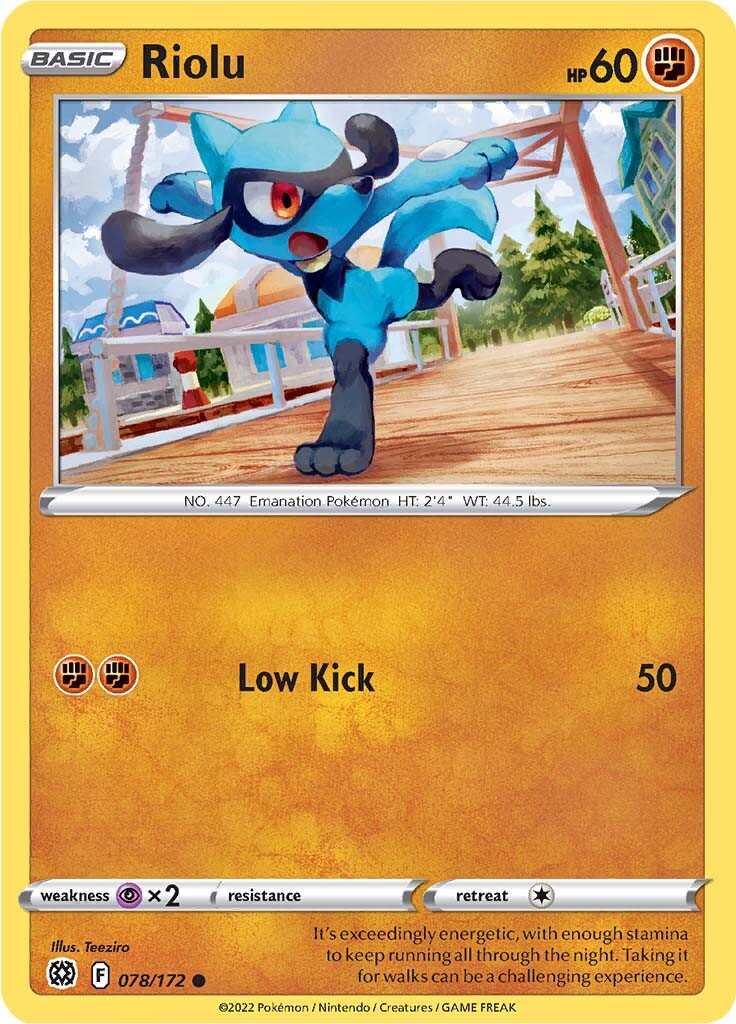 Riolu (078/172) [Sword & Shield: Brilliant Stars] | Enigma On Main