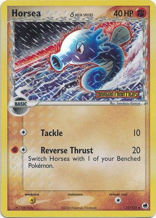 Horsea (31/101) (Delta Species) (Stamped) [EX: Dragon Frontiers] | Enigma On Main