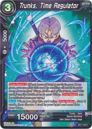 Trunks, Time Regulator (Reprint) (BT7-103) [Battle Evolution Booster] | Enigma On Main