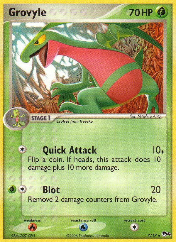 Grovyle (7/17) [POP Series 4] | Enigma On Main