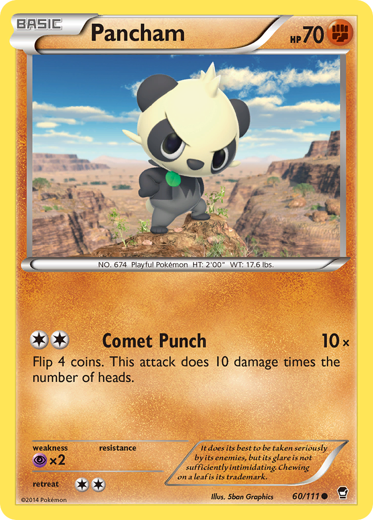 Pancham (60/111) [XY: Furious Fists] | Enigma On Main