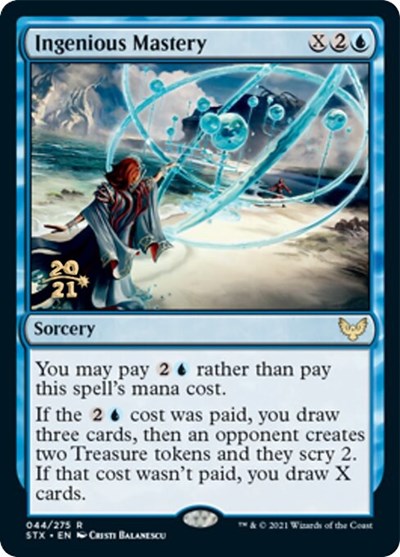 Ingenious Mastery [Strixhaven: School of Mages Prerelease Promos] | Enigma On Main