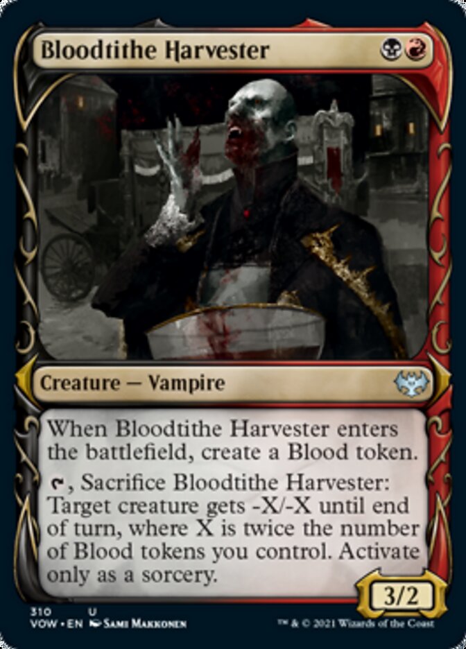 Bloodtithe Harvester (Showcase Fang Frame) [Innistrad: Crimson Vow] | Enigma On Main