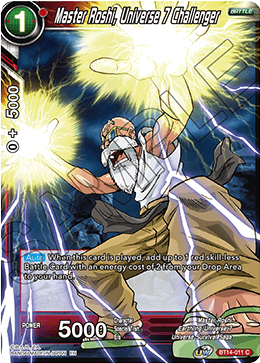 Master Roshi, Universe 7 Challenger (BT14-011) [Cross Spirits] | Enigma On Main