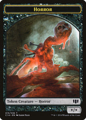 Horror // Zombie (016/036) Double-sided Token [Commander 2014 Tokens] | Enigma On Main