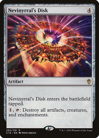 Nevinyrral's Disk [Commander 2016] | Enigma On Main