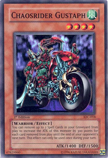 Chaosrider Gustaph [IOC-018] Super Rare | Enigma On Main