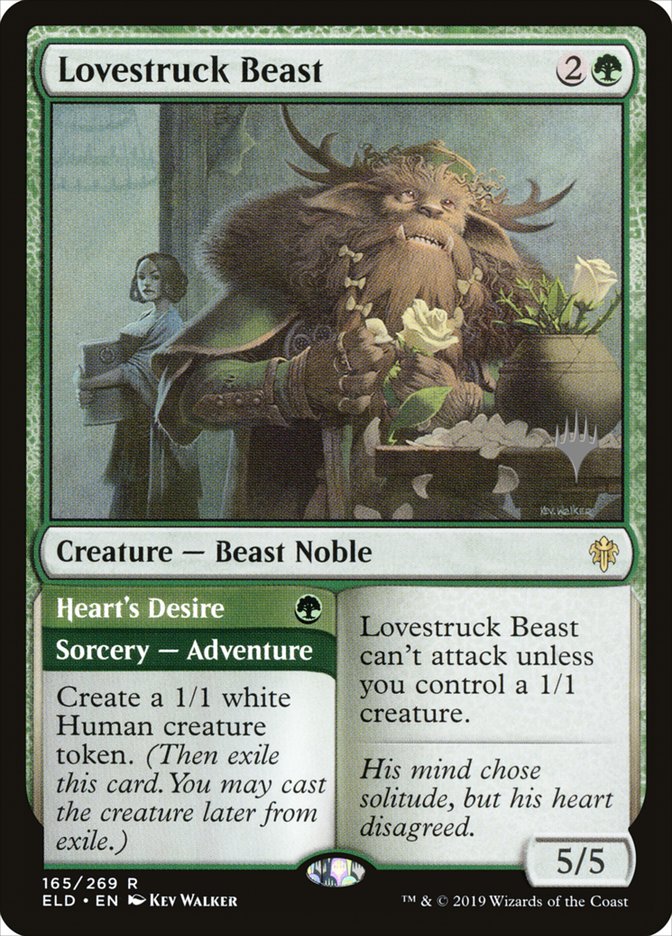 Lovestruck Beast // Heart's Desire (Promo Pack) [Throne of Eldraine Promos] | Enigma On Main