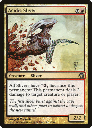 Acidic Sliver [Premium Deck Series: Slivers] | Enigma On Main