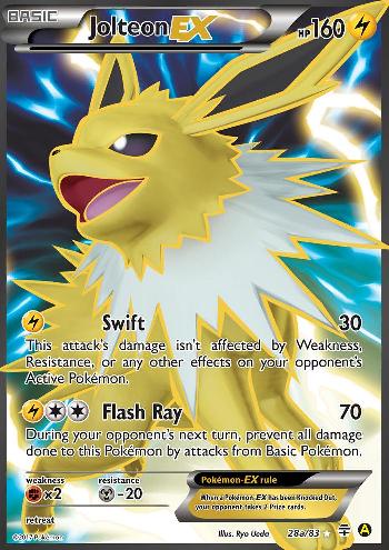 Jolteon EX (28a/83) (Alternate Art Promo) [XY: Generations] | Enigma On Main