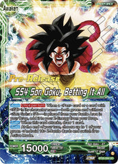 Son Goku // SS4 Son Goku, Betting It All (BT20-054) [Power Absorbed Prerelease Promos] | Enigma On Main