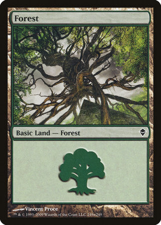 Forest (249a) [Zendikar] | Enigma On Main