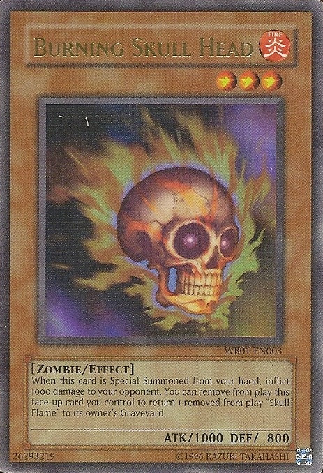 Burning Skull Head [WB01-EN003] Super Rare | Enigma On Main