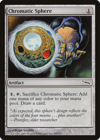 Chromatic Sphere [Mirrodin] | Enigma On Main