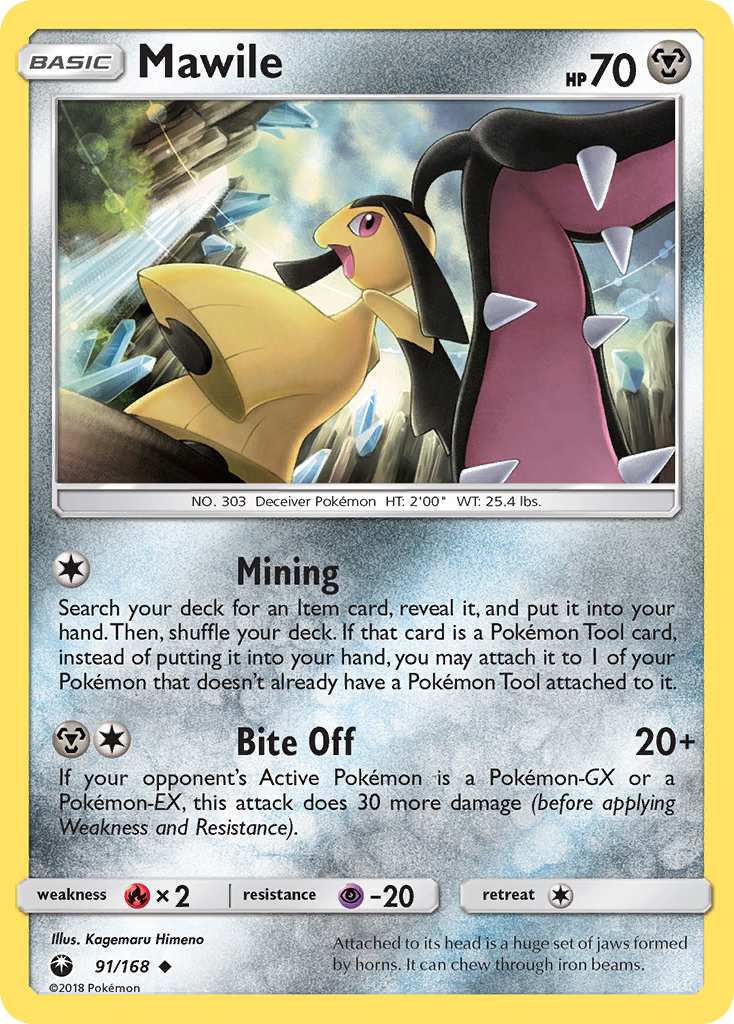 Mawile (91/168) [Sun & Moon: Celestial Storm] | Enigma On Main