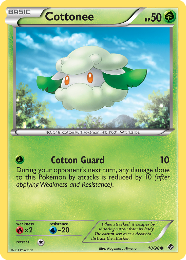 Cottonee (10/98) [Black & White: Emerging Powers] | Enigma On Main