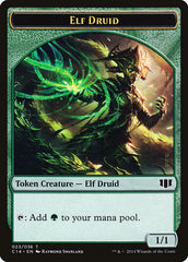 Elf Druid // Beast (020/036) Double-sided Token [Commander 2014 Tokens] | Enigma On Main