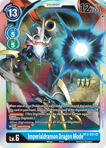 Imperialdramon Dragon Mode [BT3-031] [Release Special Booster Ver.1.5] | Enigma On Main