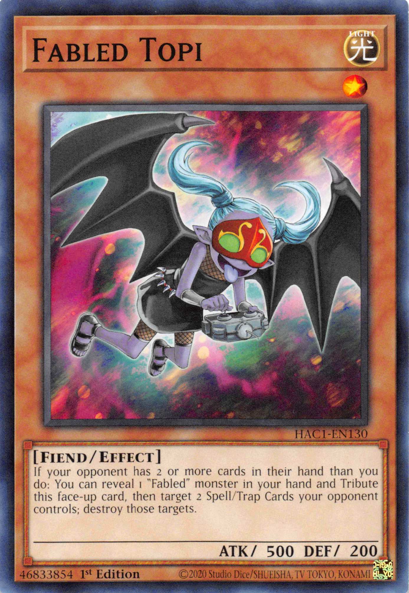 Fabled Topi [HAC1-EN130] Common | Enigma On Main