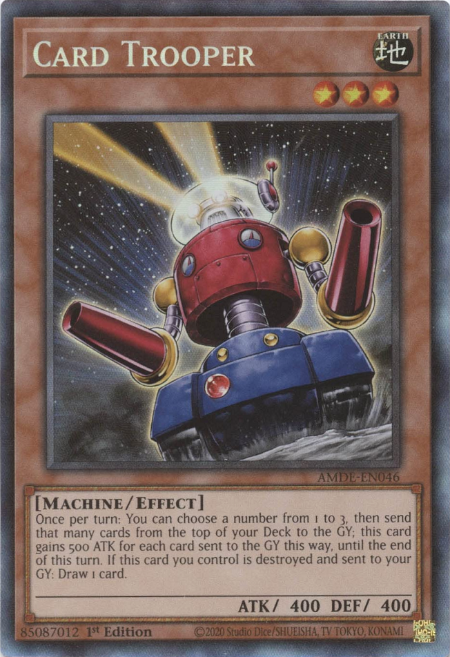 Card Trooper [AMDE-EN046] Collector's Rare | Enigma On Main