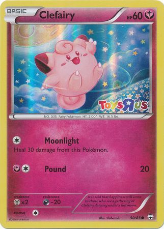 Clefairy (50/83) (Toys R Us Promo) [XY: Generations] | Enigma On Main