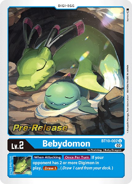 Bebydomon [BT10-002] [Xros Encounter Pre-Release Cards] | Enigma On Main