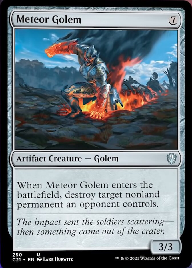 Meteor Golem [Commander 2021] | Enigma On Main