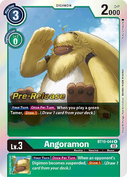 Angoramon [BT10-044] [Xros Encounter Pre-Release Cards] | Enigma On Main