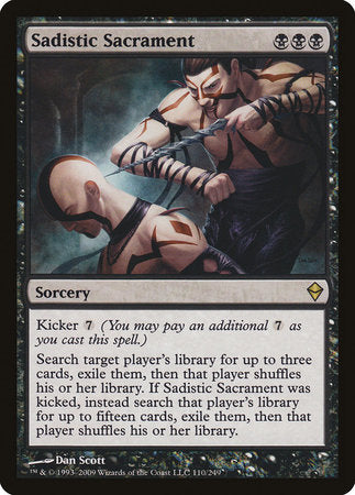 Sadistic Sacrament [Zendikar] | Enigma On Main