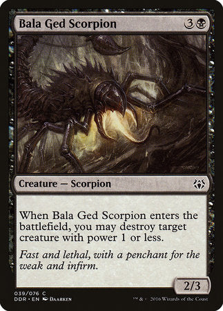 Bala Ged Scorpion [Duel Decks: Nissa vs. Ob Nixilis] | Enigma On Main